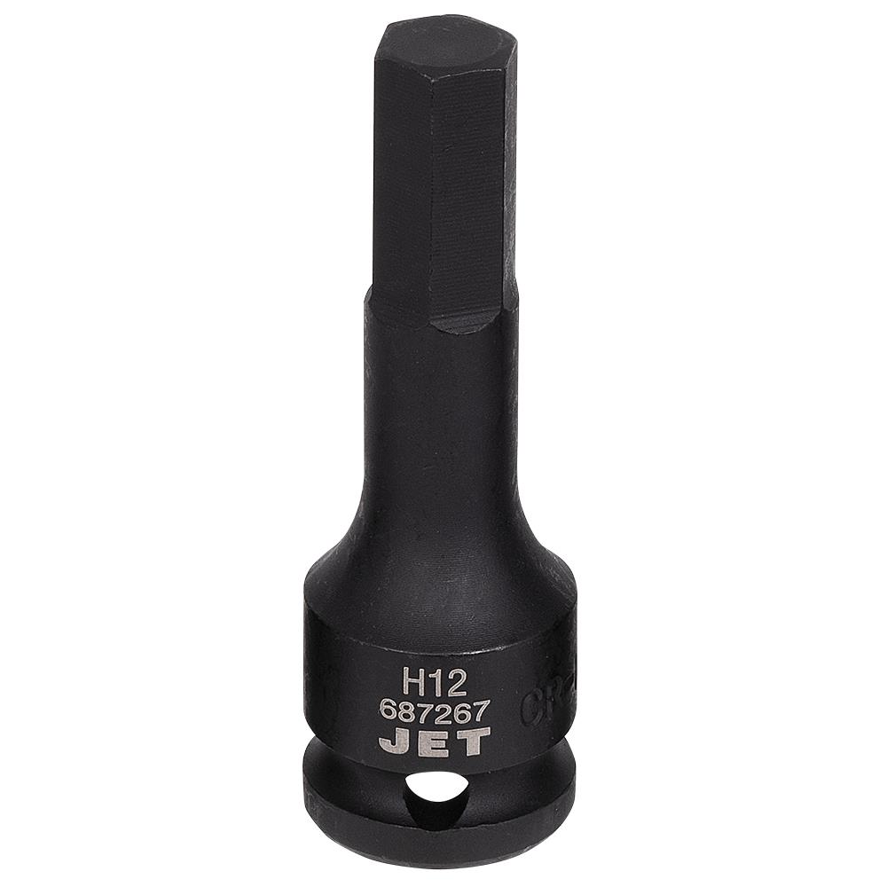 1/2" DR x 12mm S2 2" Long Hex Bit Socket