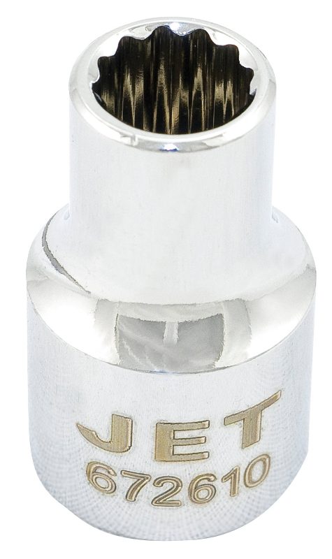 1/2" DR x 15mm Regular Chrome Socket – 12 pt.