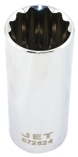 1/2" DR x 17mm Deep Chrome Socket – 12 pt.