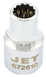1/2" DR x 17mm Regular Chrome Socket – 12 pt.