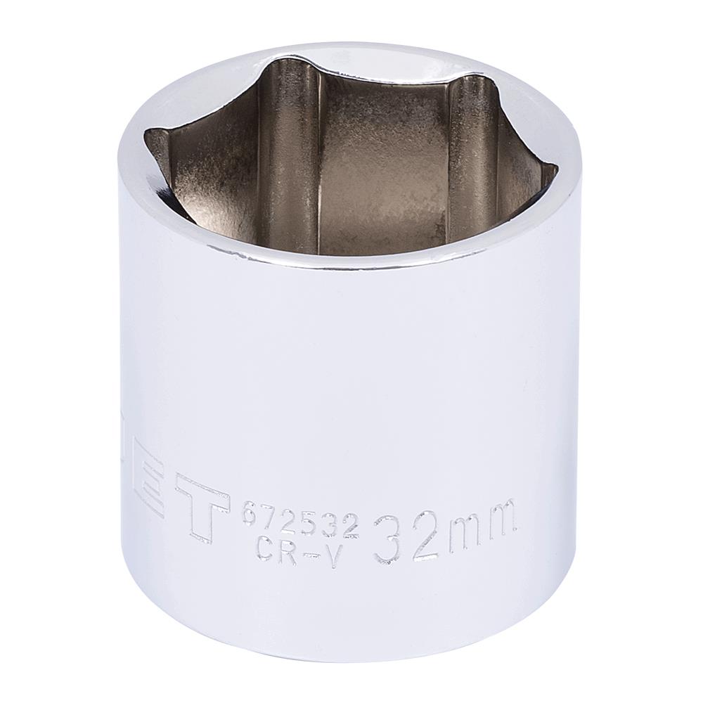 1/2" DR x 32mm Regular Chrome Socket – 6 pt.