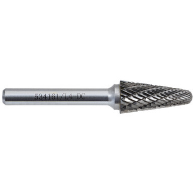 1/2" JET-KUT Taper Shape Bur 9 (Radius End)