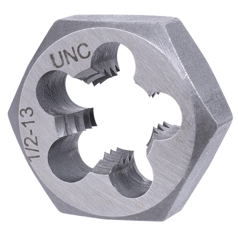 1/2"-13 NC Alloy Steel SAE Hex Dies – 1" Hex