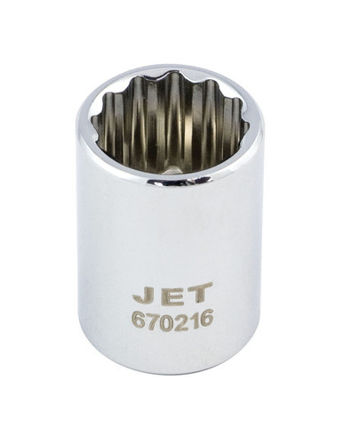 1/4" DR x 1/2" Regular Chrome Socket – 12 pt.