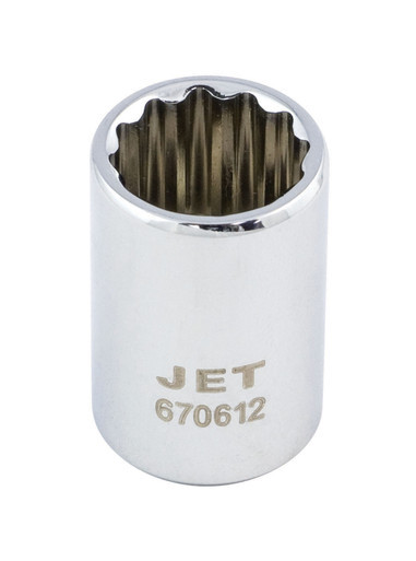 1/4" DR x 10mm Regular Chrome Socket – 12 pt.