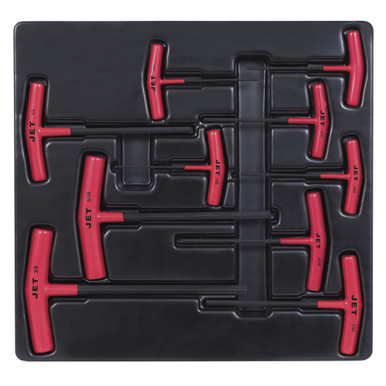 T Handle Hex Key Set – SAE – 10 pc