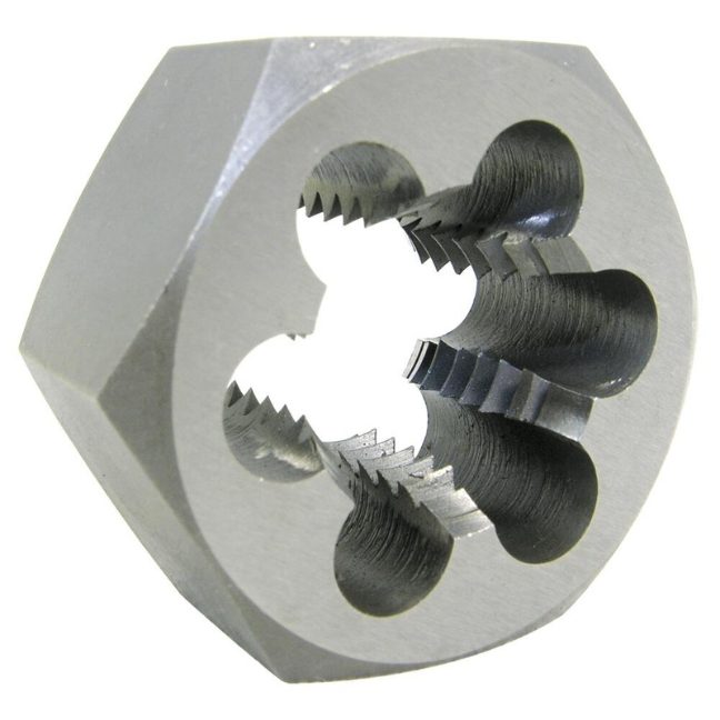 11mm-1.5 Alloy Steel Metric Hex Dies – 1" Hex