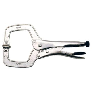 Locking C-Clamp with Swivel Pads – 11"