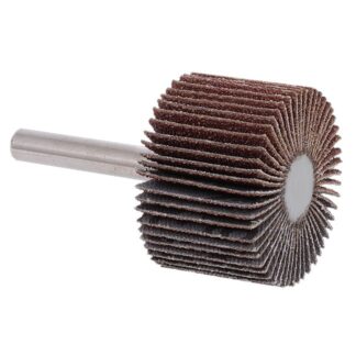 A40 1/4" Shaft Mounted Flapwheel – 1-1/2" x 1 x 1/4"