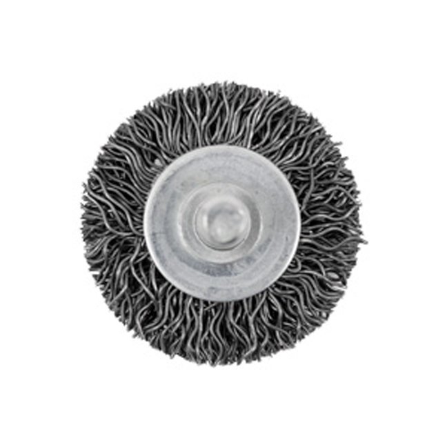 Shaft Mounted Crimped Radial Brush – 1-1/2" x 1/4"