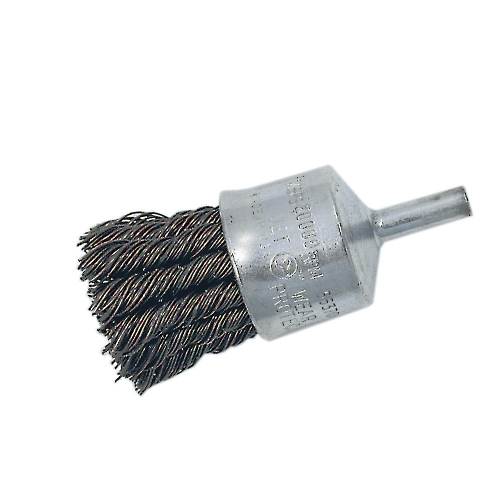 1-1/8 x 1/4" Shaft Mounted Knot Twisted End Brush