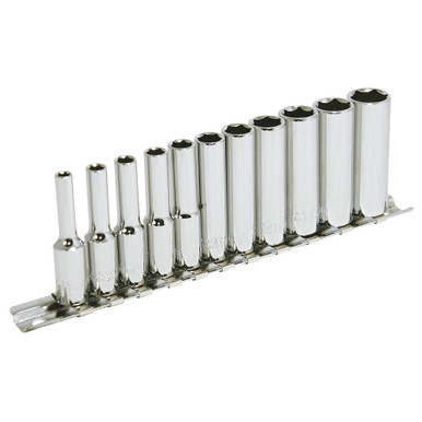 1/4" DR Deep Metric Socket Set – 6 pt. – 11 pc