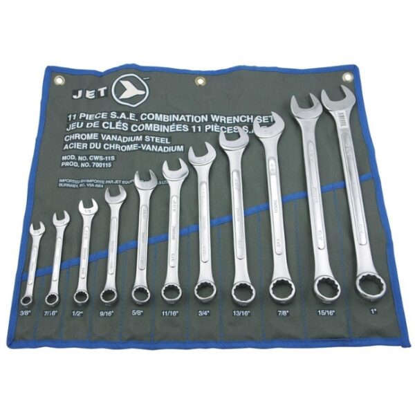 11 PC SAE Raised Panel Combination Wrench Set