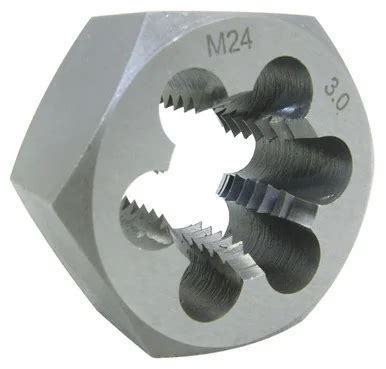 12mm-1.5 Alloy Steel Metric Hex Dies – 1" Hex