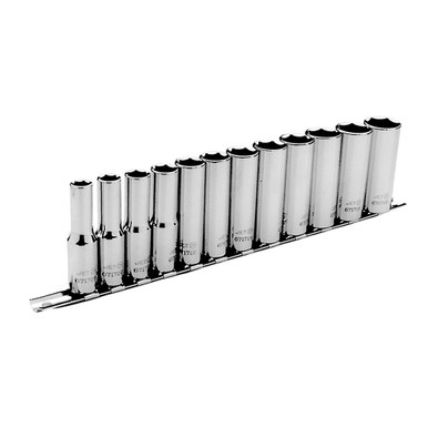 3/8" DR Deep Metric Socket Set – 6 pt. – 12 pc