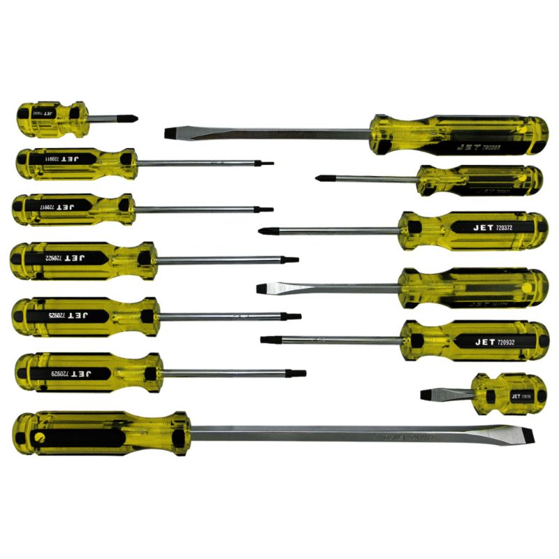 Jumbo Handle Mechanic's Screwdriver Set – 13 pc