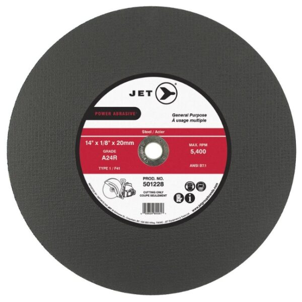 14" x 1/8" x 1" A24R Power Abrasive T1 Cut-Off Wheel