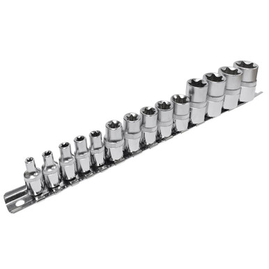 1/4", 3/8", 1/2" Dr External Torx® Socket Set – 14 pc