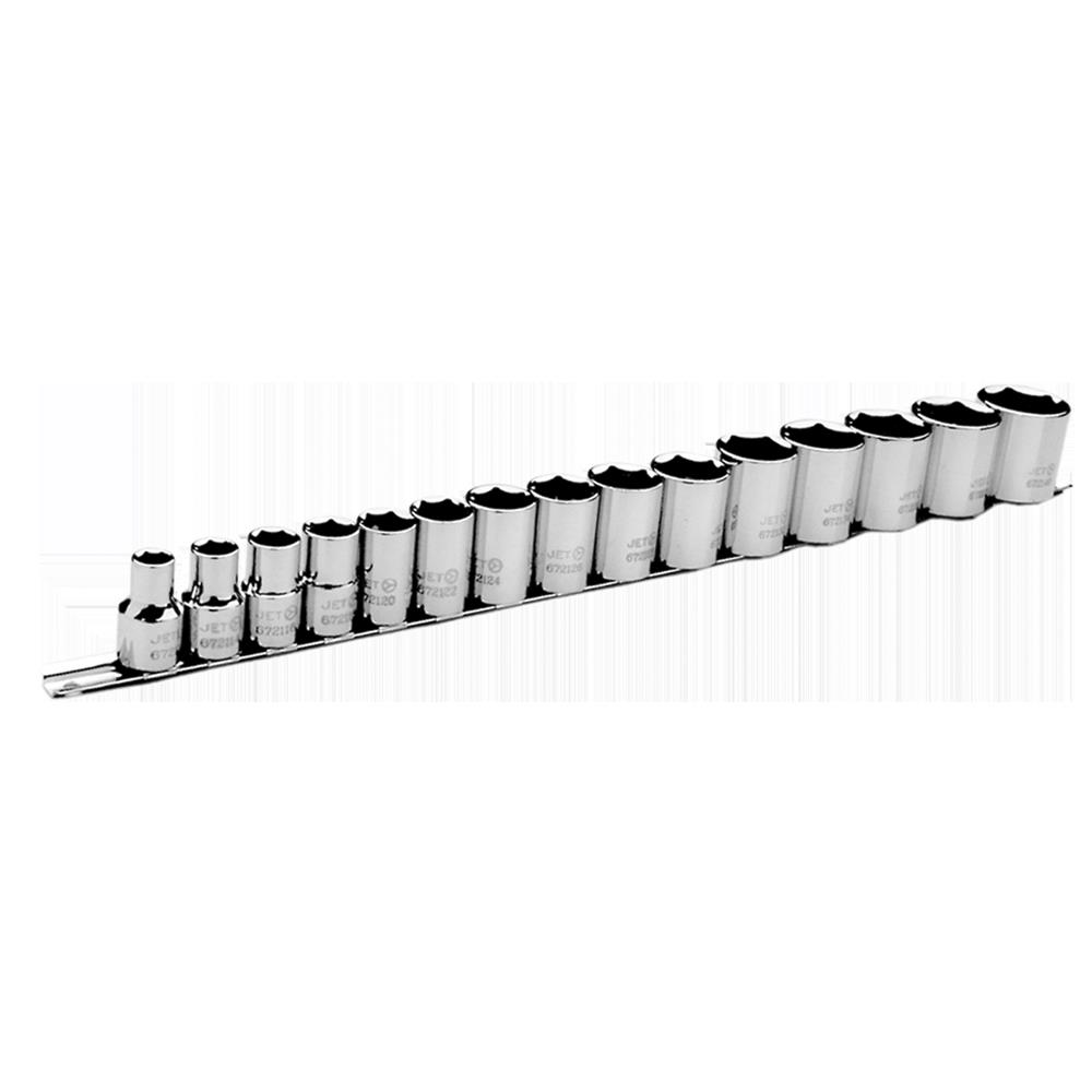 1/2" DR SAE Socket Set – 6 pt. – 15 pc