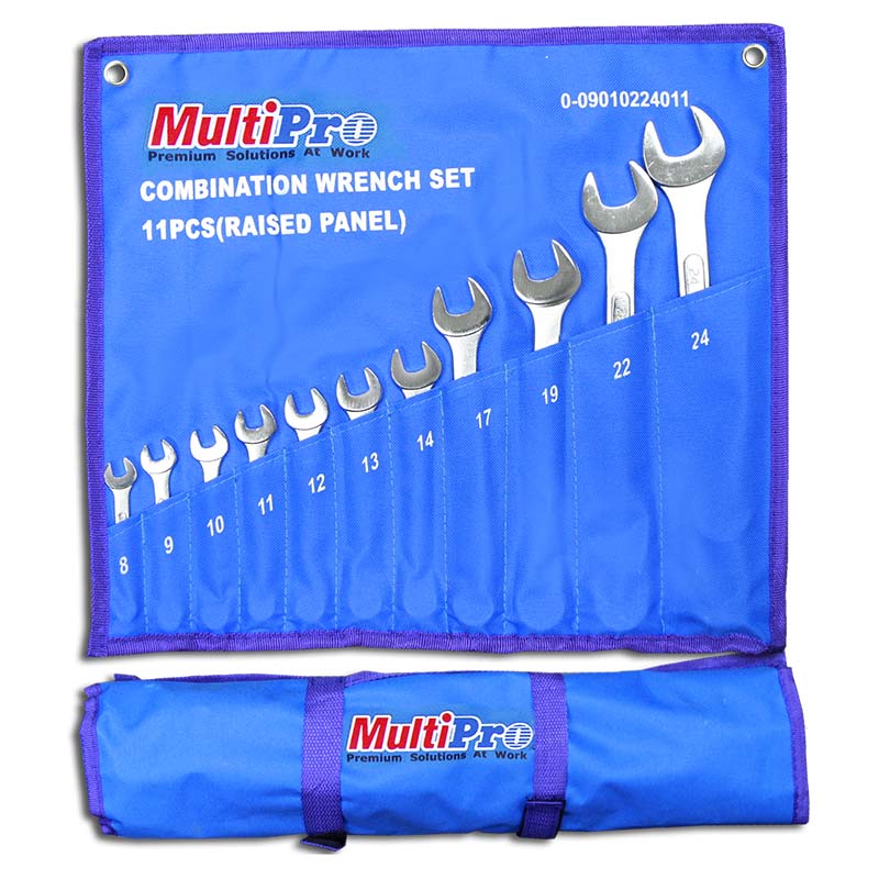 Metric Raised Panel Combination Wrench Set – 16 pc