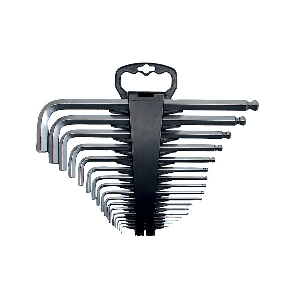 Jumbo Ball Nose Hex Key Set – SAE – 17 pc