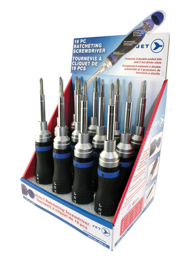 Ratcheting Screwdriver Set – 19 pc