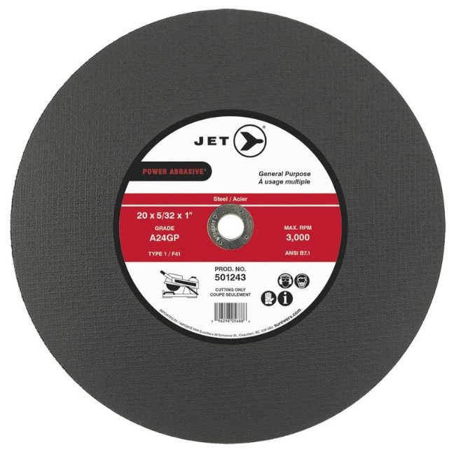 20 x 5/32 x 1 A24GP POWER ABRASIVE T1 Cut-Off Wheel