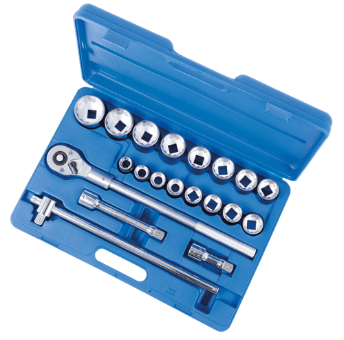3/4" DR Metric Socket Set – 12 pt. – 21 pc