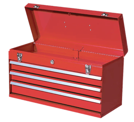3 Drawer Steel Hand Tool Box – 21"