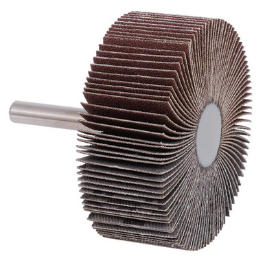 A40 1/4" Shaft Mounted Flapwheel – 2-1/2" x 1" x 1/4"