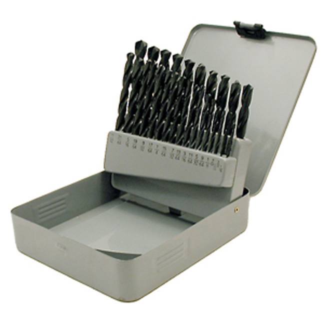 29 PC JET-KUT® Black Oxide Drill Bit Set – General Purpose – For Steel/Wood