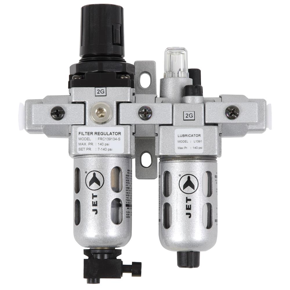 2 PC Air Filter, Regulator and Lubricator 1/4" NPT – Miniature