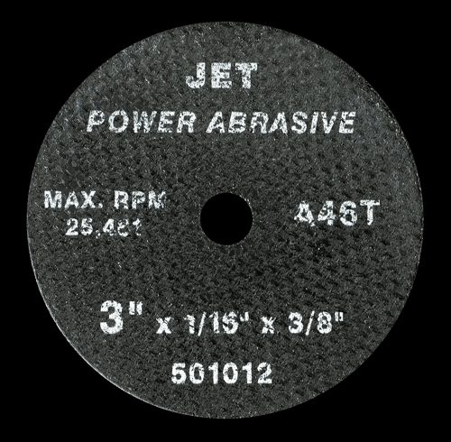 3 x 1/16 x 3/8 A46T Power Abrasive T1 Cut-Off Wheel