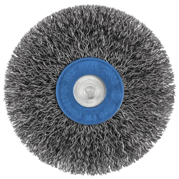 3 x 1/4" Shaft Mounted Crimped Radial Brush