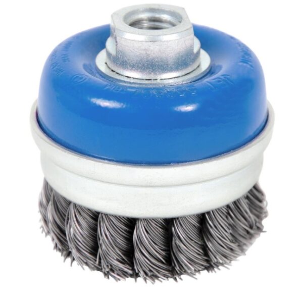 3" Knot Banded Cup Brush – High Performance SST