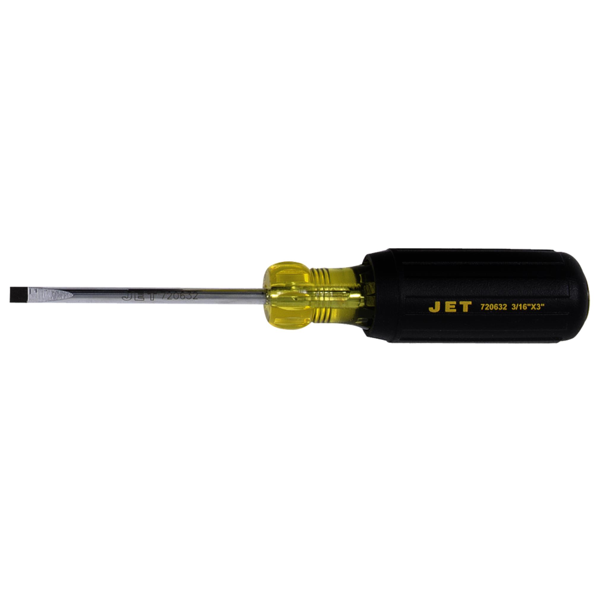 3/16" x 3" Cabinet Tip Cushion Grip Screwdriver