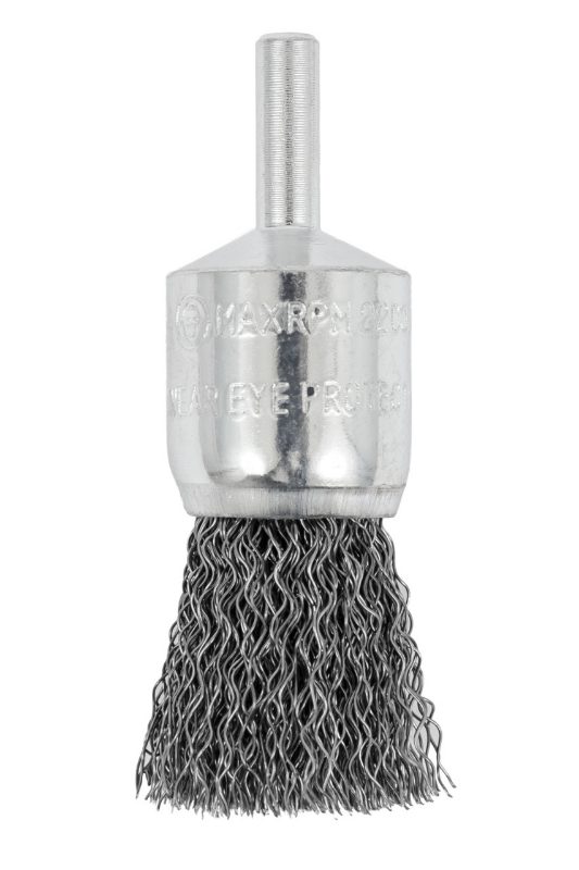 3/4 x 1/4" Shaft Mounted Crimped End Brush