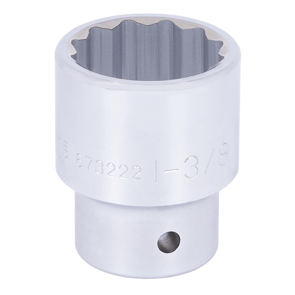 3/4" DR x 1-3/8" Regular Chrome Socket – 12 pt.