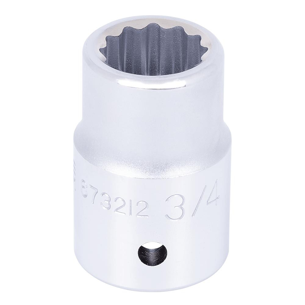 3/4" DR x 50mm Regular Chrome Socket – 12 pt.