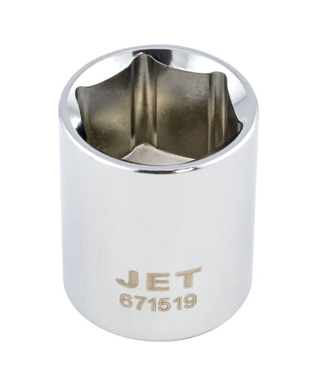 3/8" DR x 19mm Regular Chrome Socket – 6 pt.