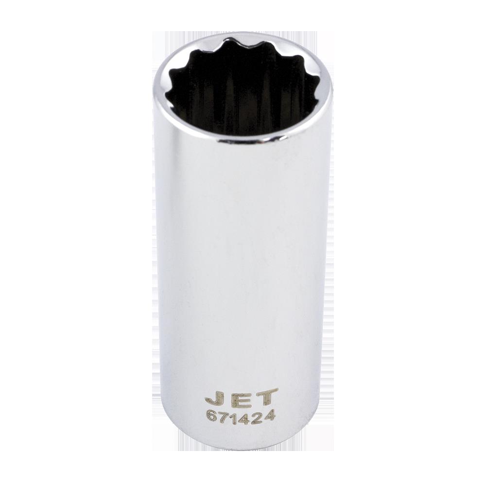 3/8" DR x 3/8" Deep Chrome Socket – 12 pt.