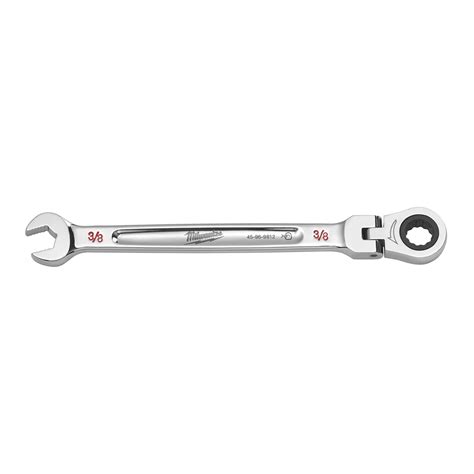 3/8" Flex Head Ratchet Combination Wrench