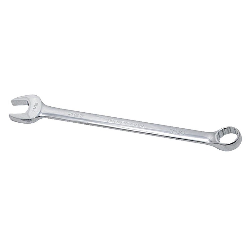 3/8" Fully Polished Long Pattern Combination Wrench