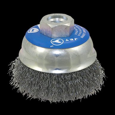 3-1/4 x 5/8-11NC Crimped Cup Brush – High Performance