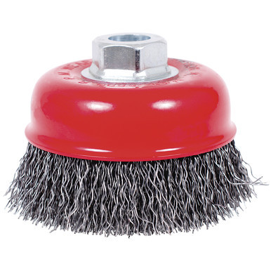 NC Crimped Cup Brush – High Performance – 3-3/4" x 5/8-11"