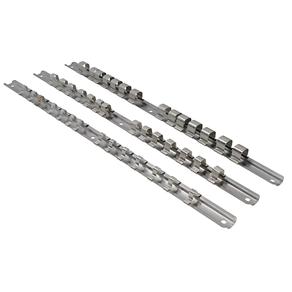 3 PC Socket Clip Rail Set