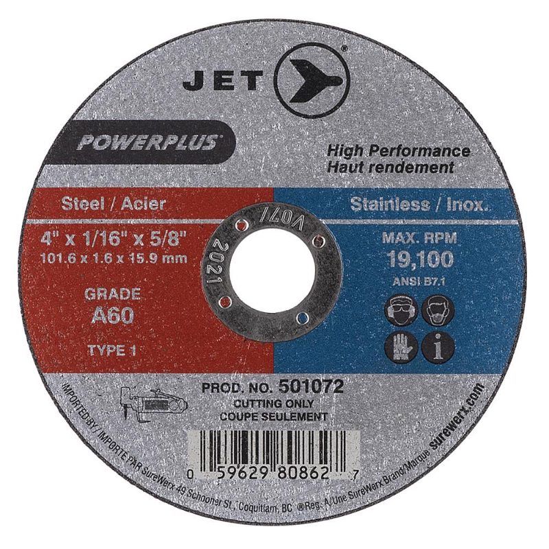 4 x 1/16 x 5/8 A60 POWERPLUS T1 Cut-Off Wheel