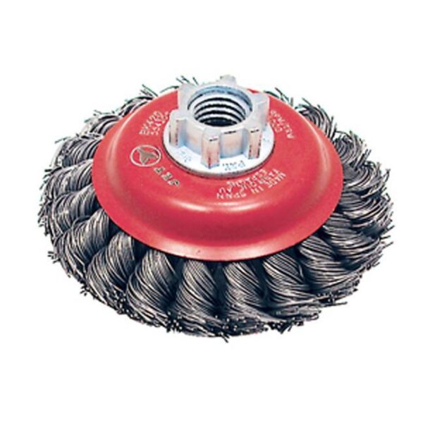 4 x 5/8-11 NC Knot Twisted Conical Brush