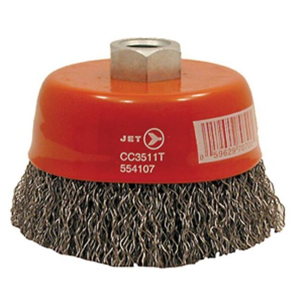 4 x 5/8-11NC MAXI-CRIMPED Premium Crimped Wire Cup Brush