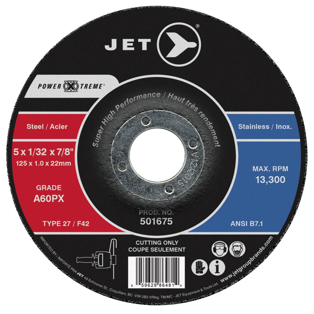 A46T PowerPlus T27 Cut-Off Wheels – 4-1/2" x 1/16" x 7/8"